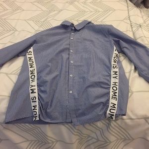Zara Girls Button Up Blouse